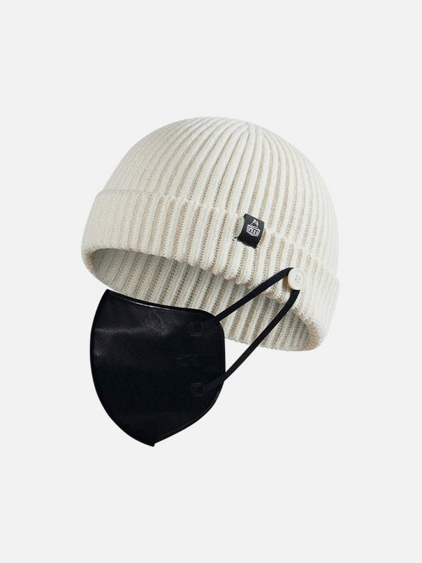 revolutionary knit dome hat edgy  retro urban fashion essential 8807