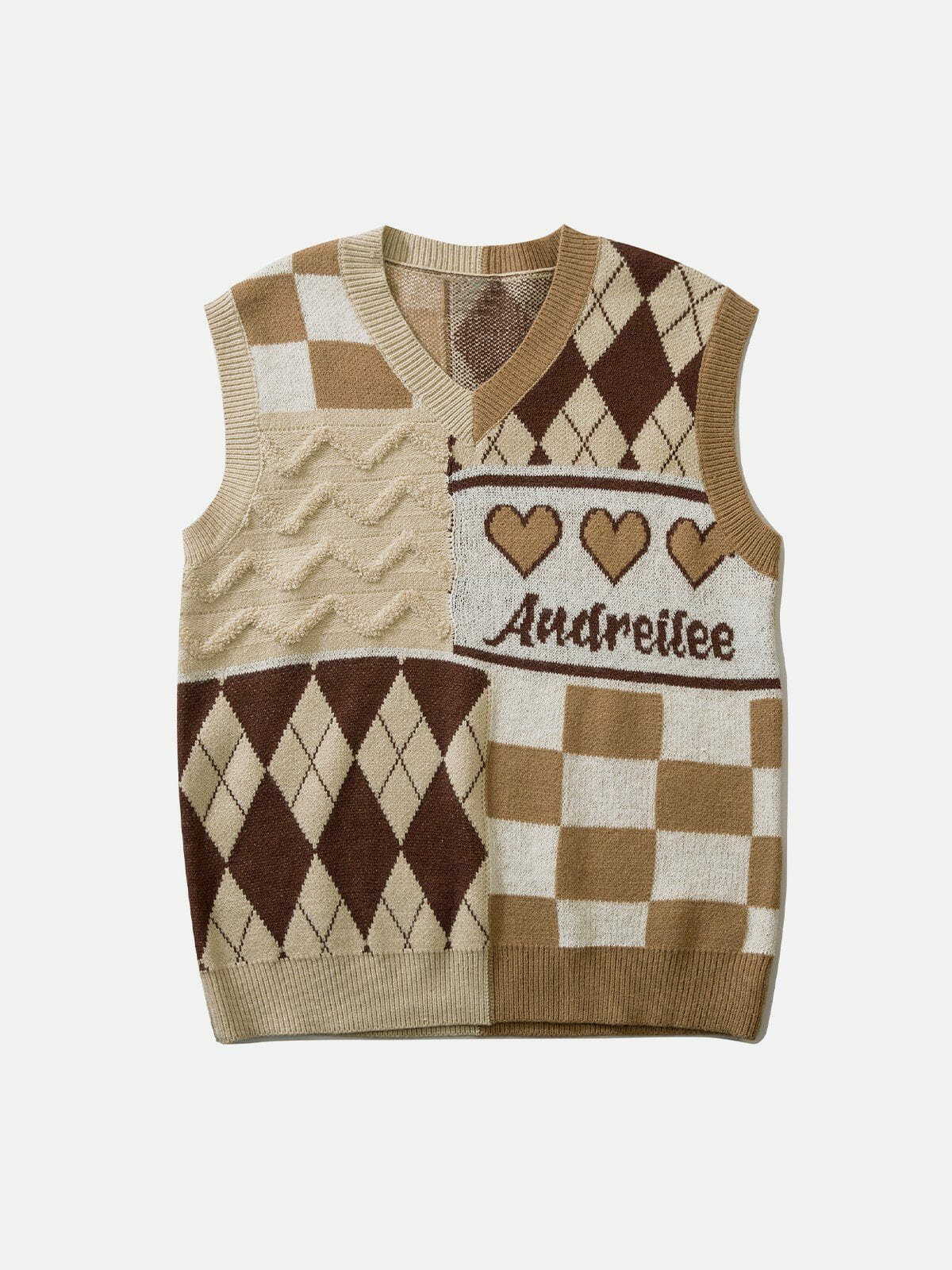 revolutionary layering sweater vest edgy  retro streetwear essential 8560