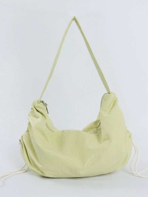 revolutionary nylon shoulder bag edgy  retro streetwear accessory 3515