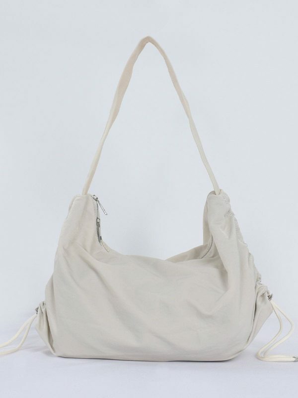 revolutionary nylon shoulder bag edgy  retro streetwear accessory 8500