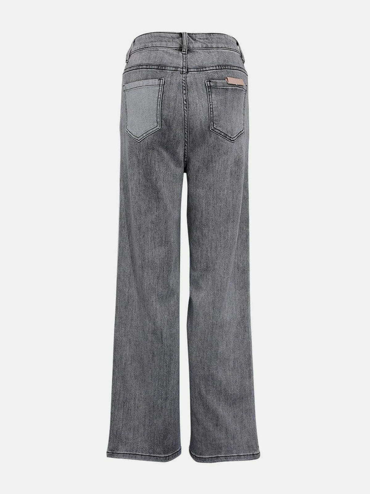 revolutionary patchwork jeans edgy & sleek streetwear 1718