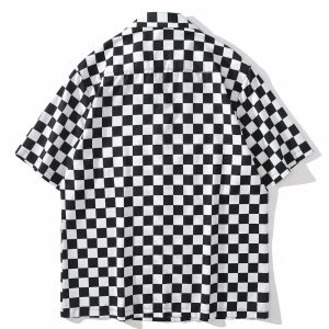 revolutionary plaid shirt edgy retro style for streetwear fashion 1369