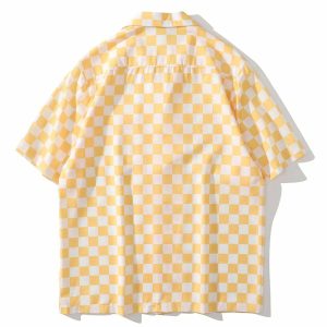 revolutionary plaid shirt edgy retro style for streetwear fashion 7707