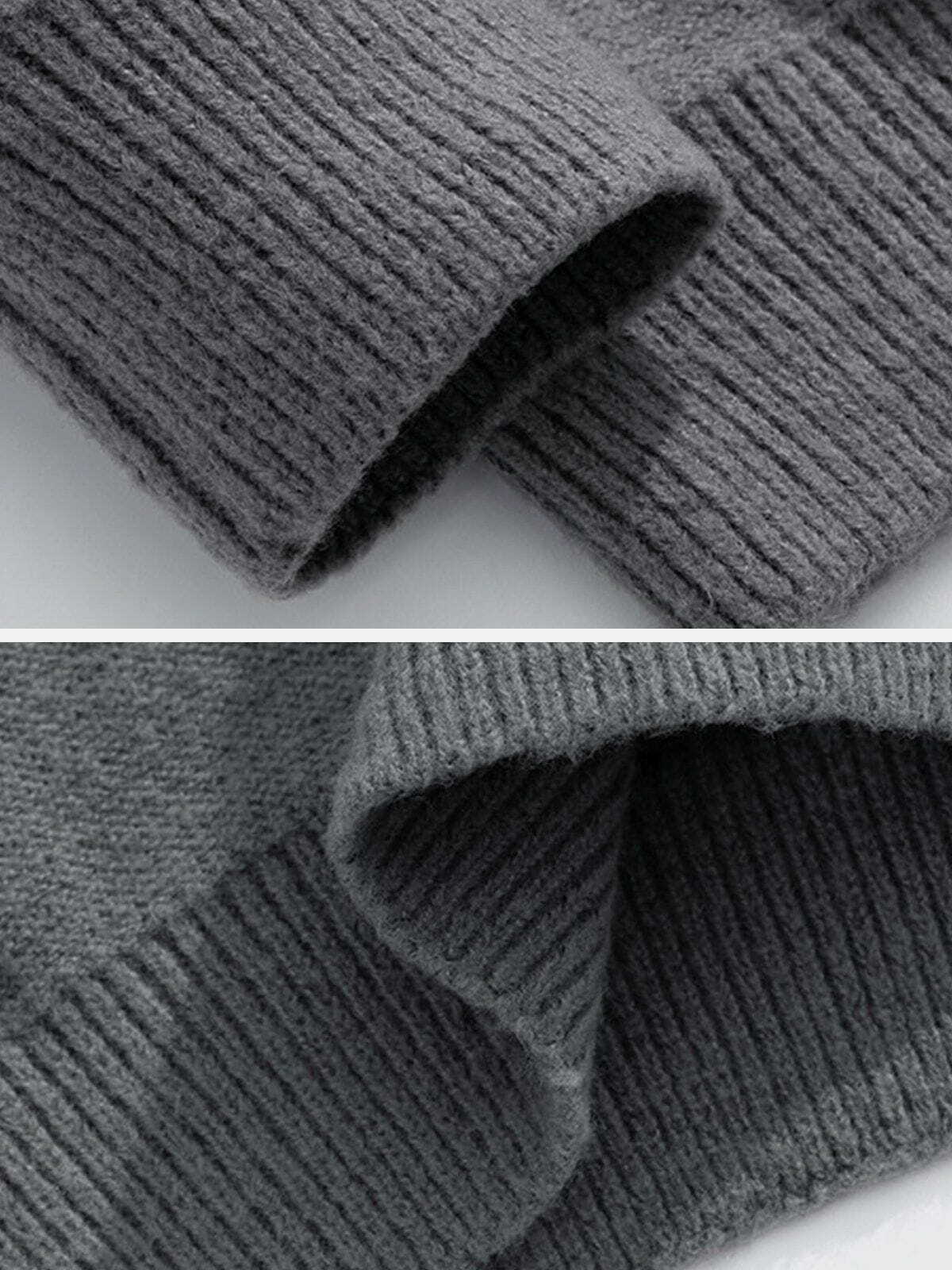revolutionary stripes splicing sweater urban edge & y2k chic 8923