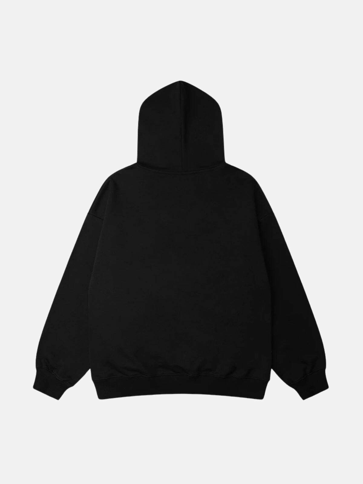 shadow print hoodie edgy & abstract streetwear 6691