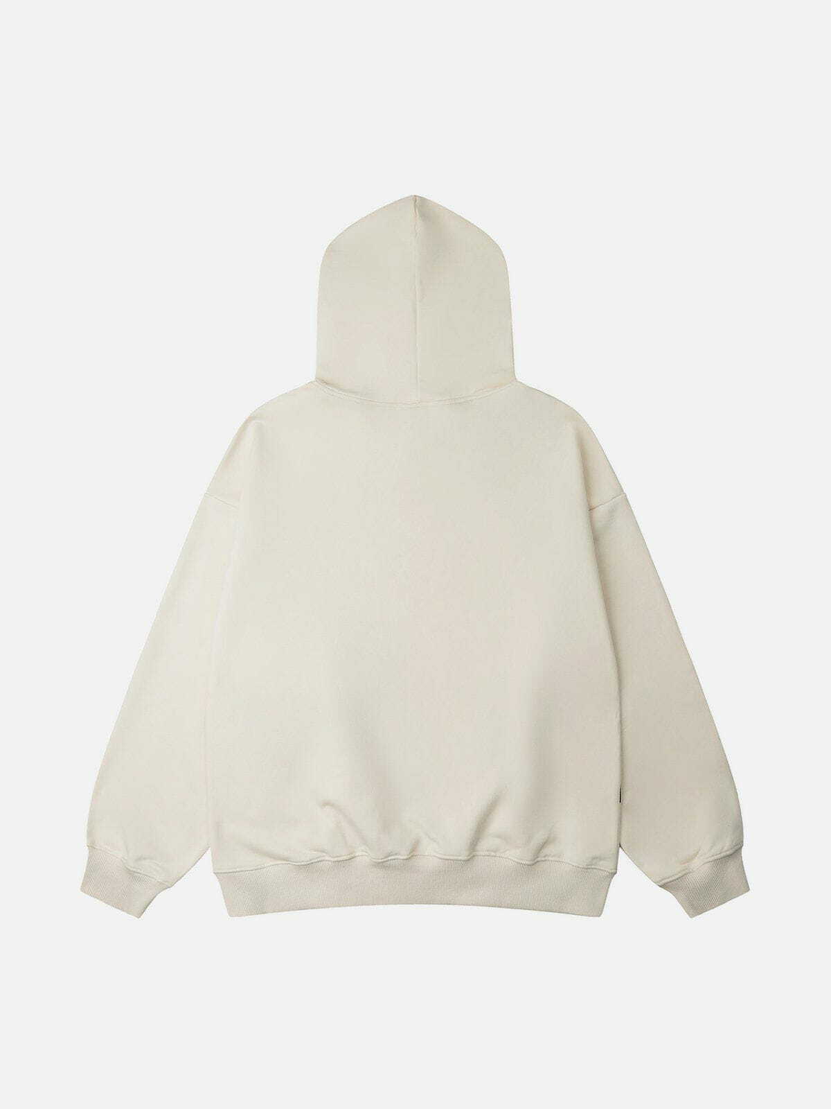 shadow print hoodie edgy & abstract streetwear 6834