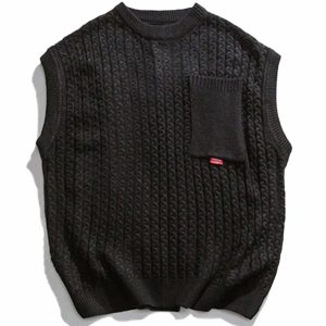 simple sweater vest minimalist & versatile style 4112