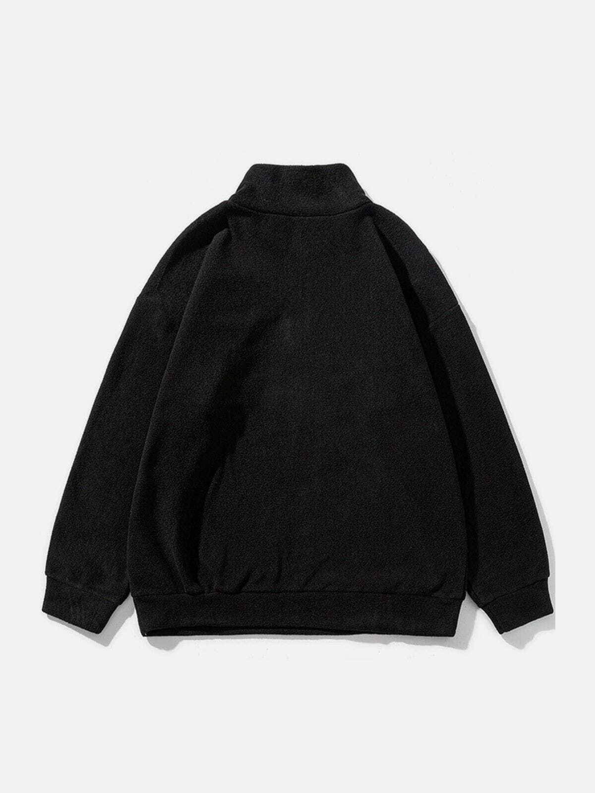 sleek lettered sweatshirt urban fashion essential 1582