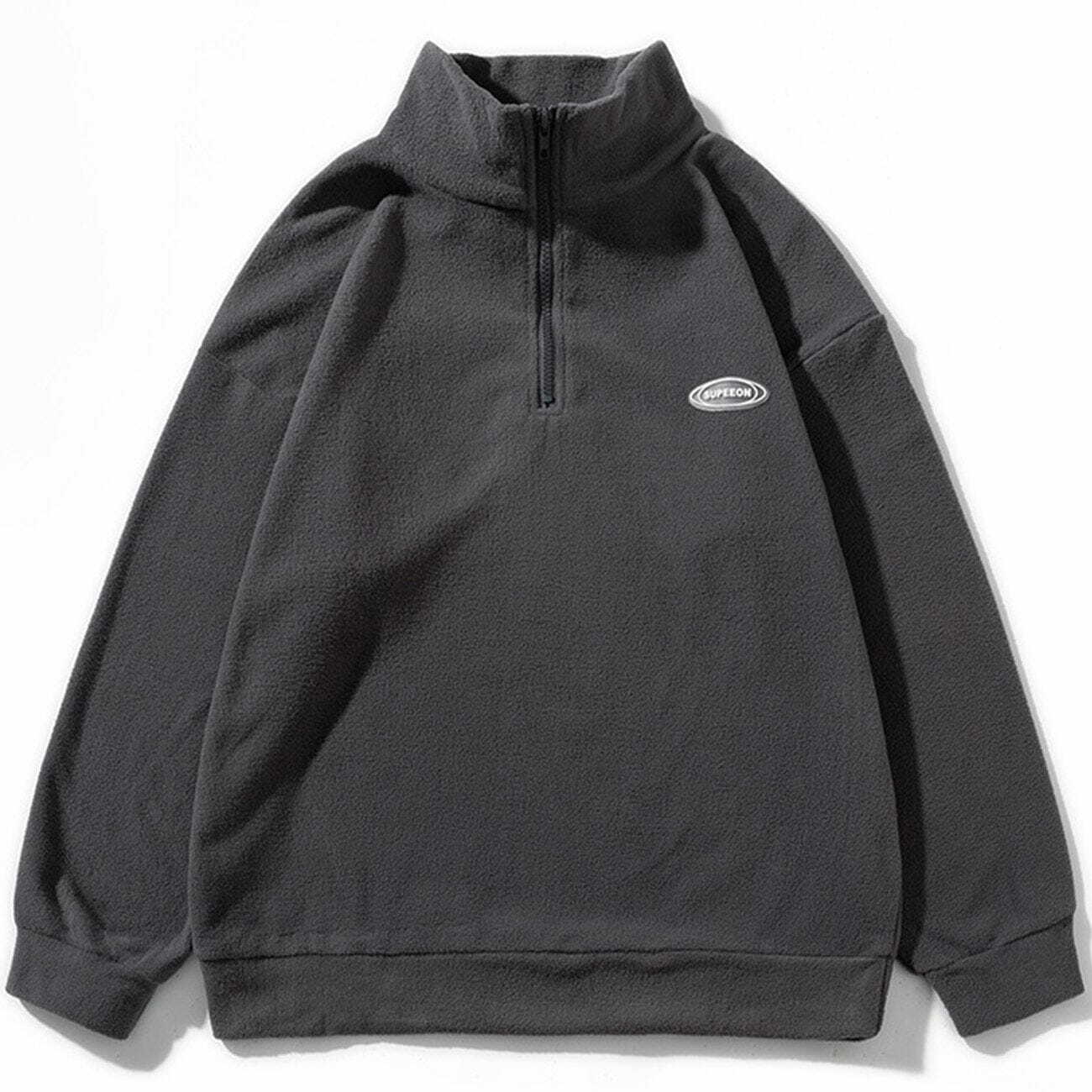 sleek lettered sweatshirt urban fashion essential 5526