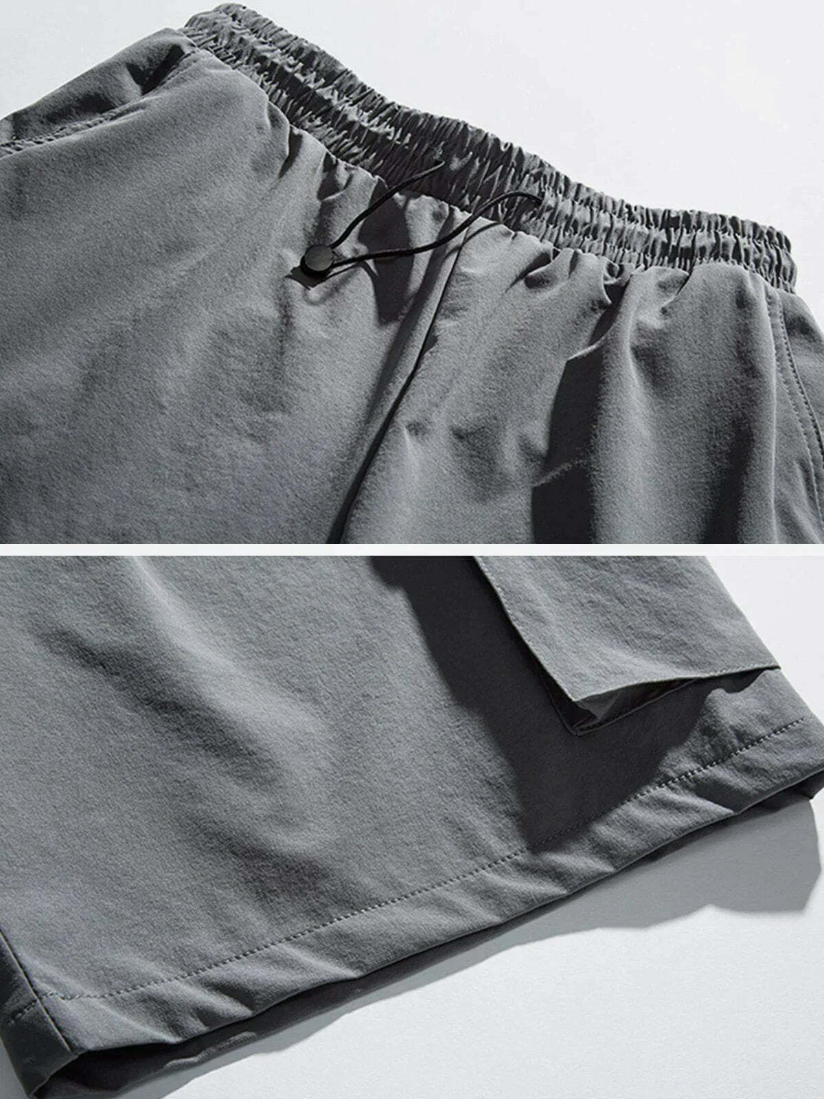 sleek loose fit pocket shorts urban streetwear essential 1463