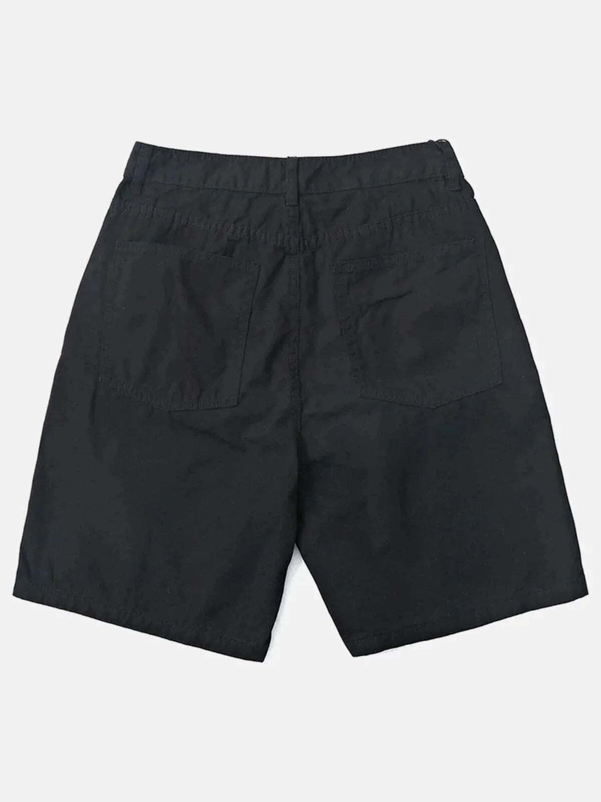 sleek pocket simple shorts urban streetwear essential 2363