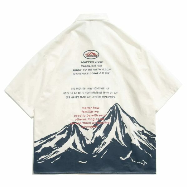 snow mountain tee retro y2k graphic print tshirt 4402