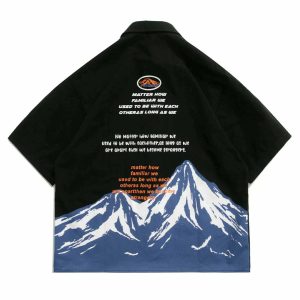 snow mountain tee retro y2k graphic print tshirt 6520