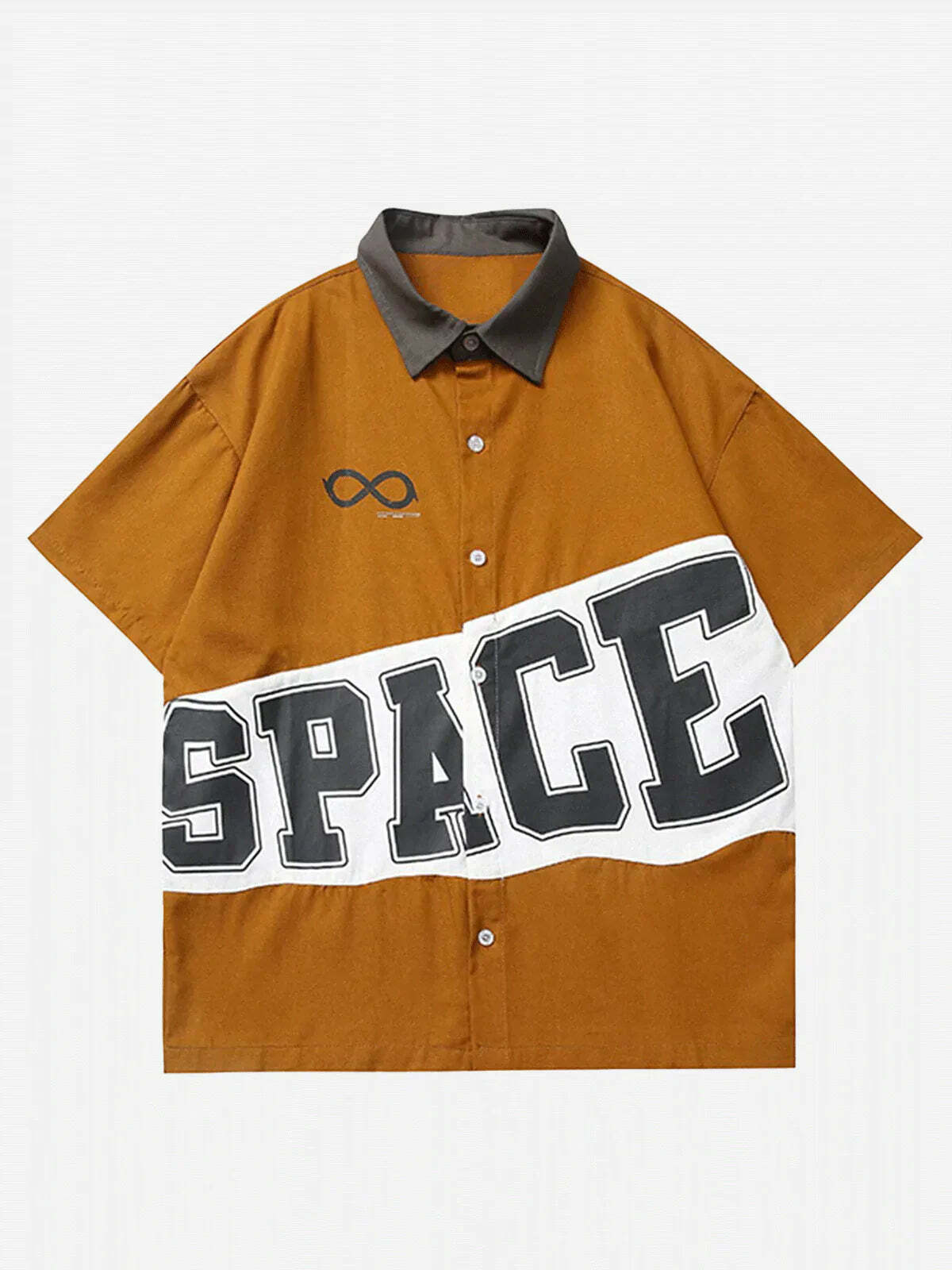 spaceinspired patchwork shirt edgy y2k fashion statement 7723