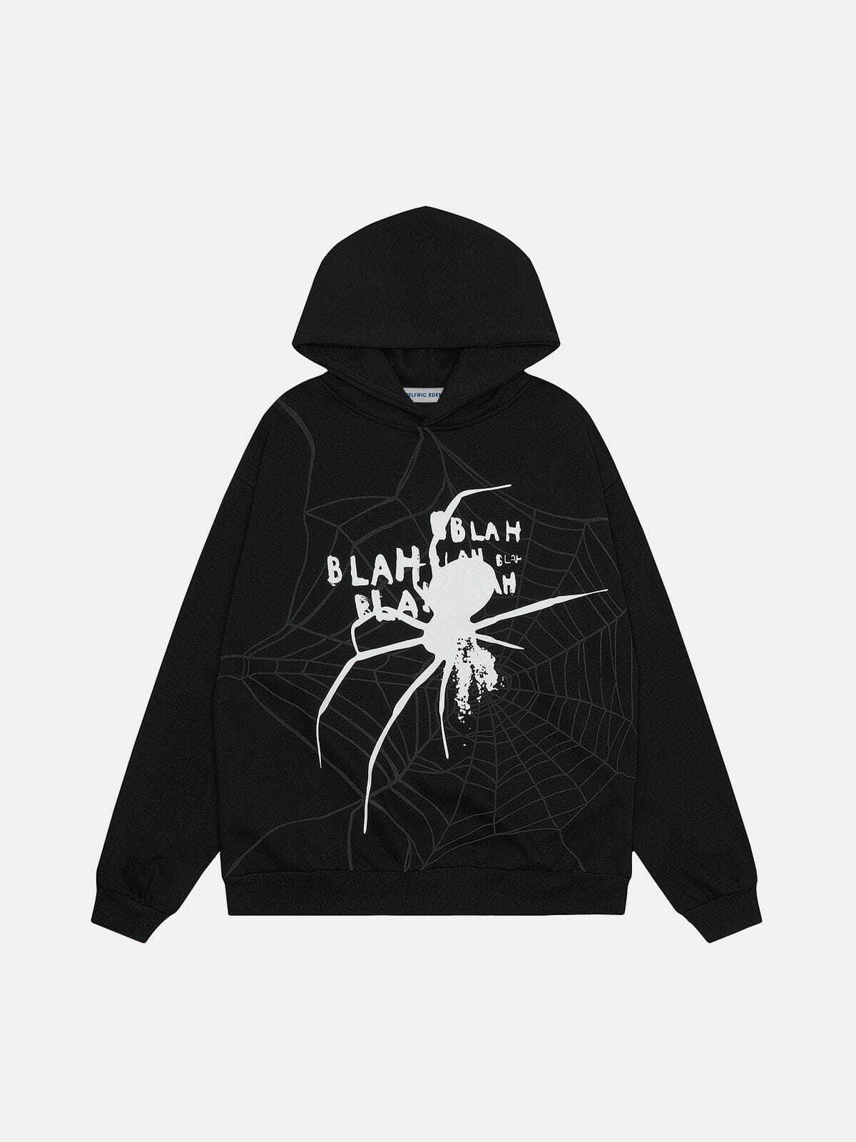 spider shadow hoodie edgy & urban streetwear 3567