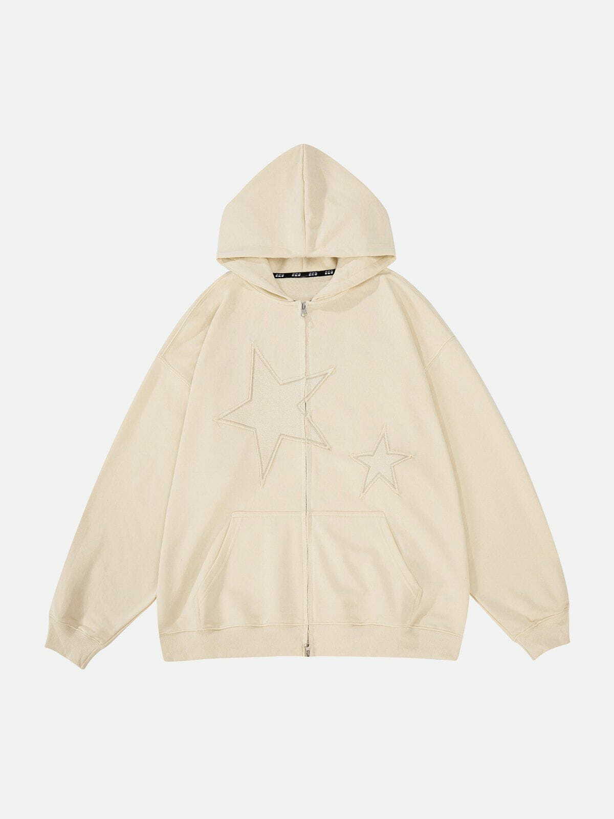 star patchwork hoodie edgy & vibrant streetwear statement 3791
