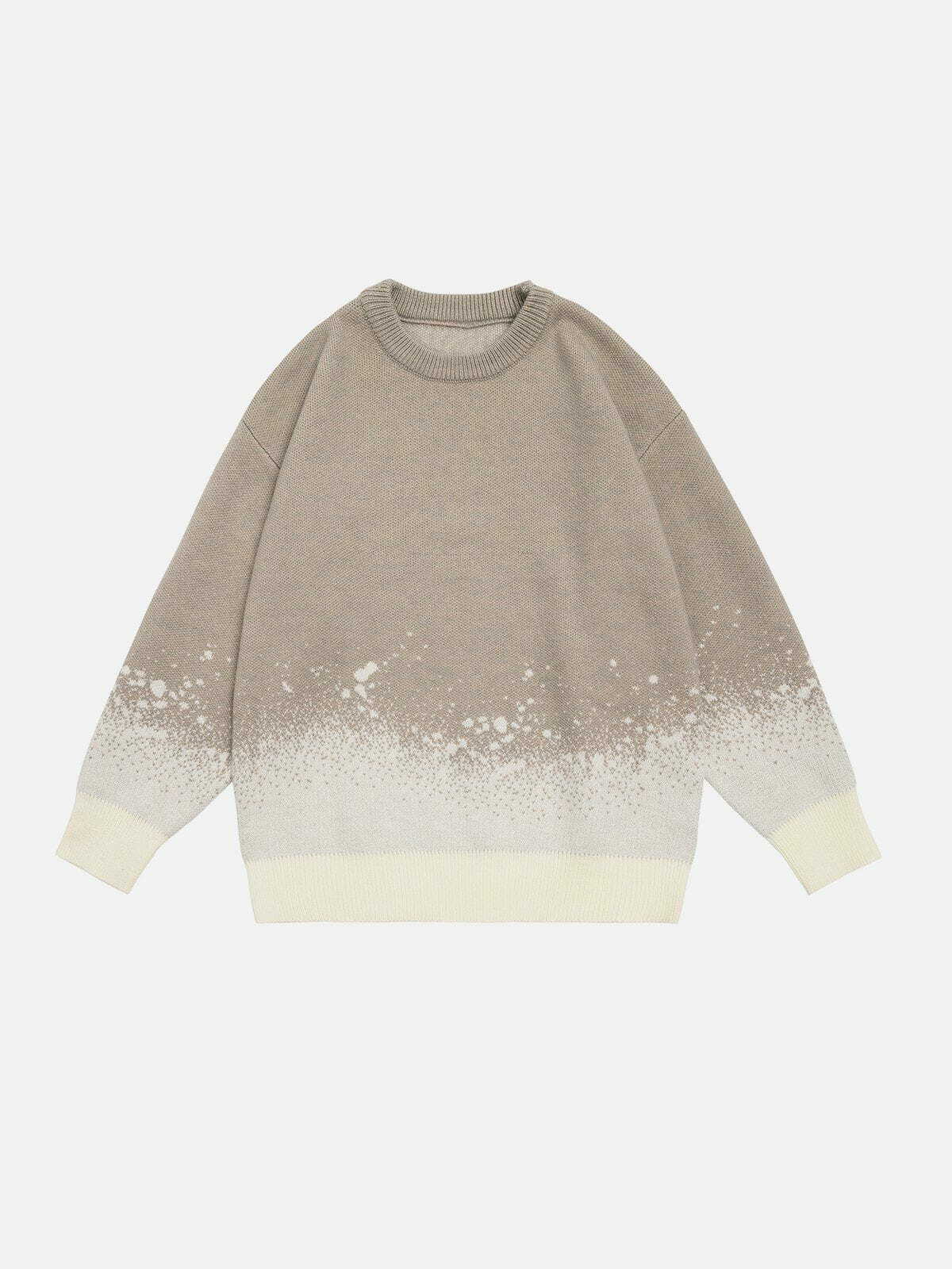 starry night gradient sweater edgy urban gradient knit 3374