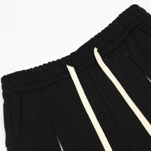 stitchdetail split design shorts urban chic statement 2452