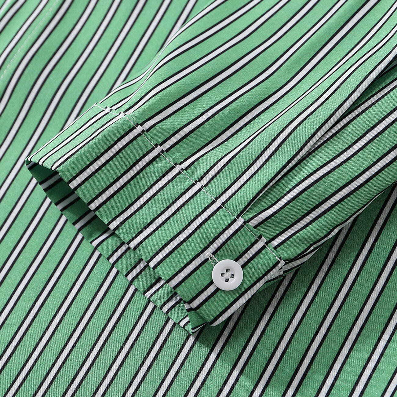 striped long sleeve shirt edgy & vibrant y2k essential 7061