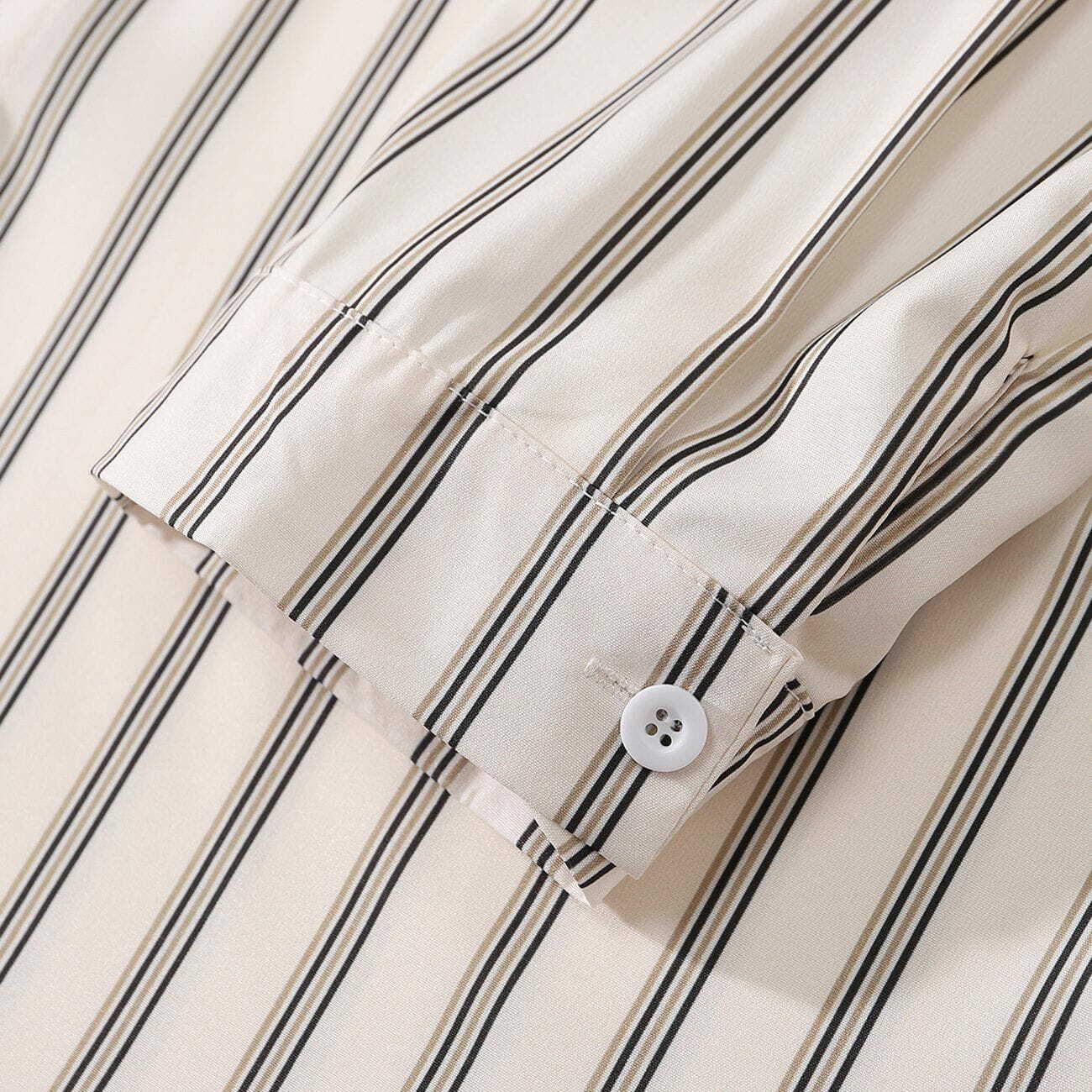 striped long sleeve shirt sleek y2k essential 7478