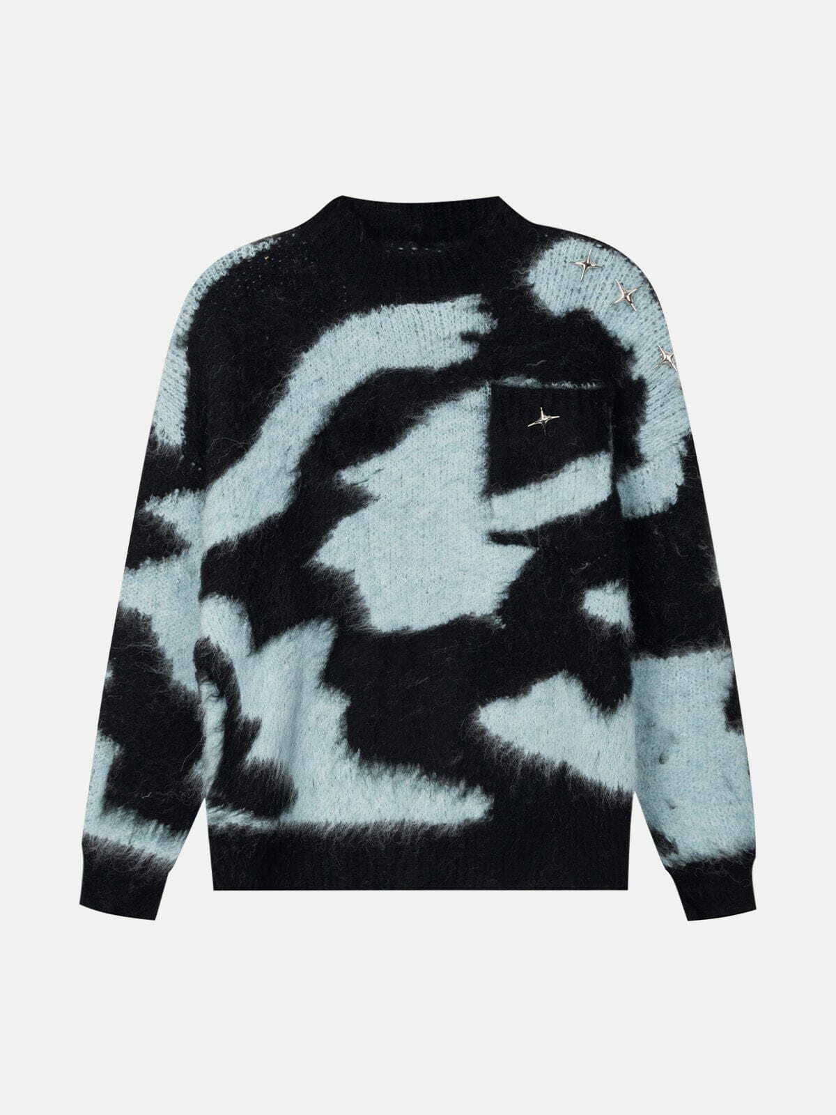 tie dye mohair sweater vibrant y2k fashion essential 4069