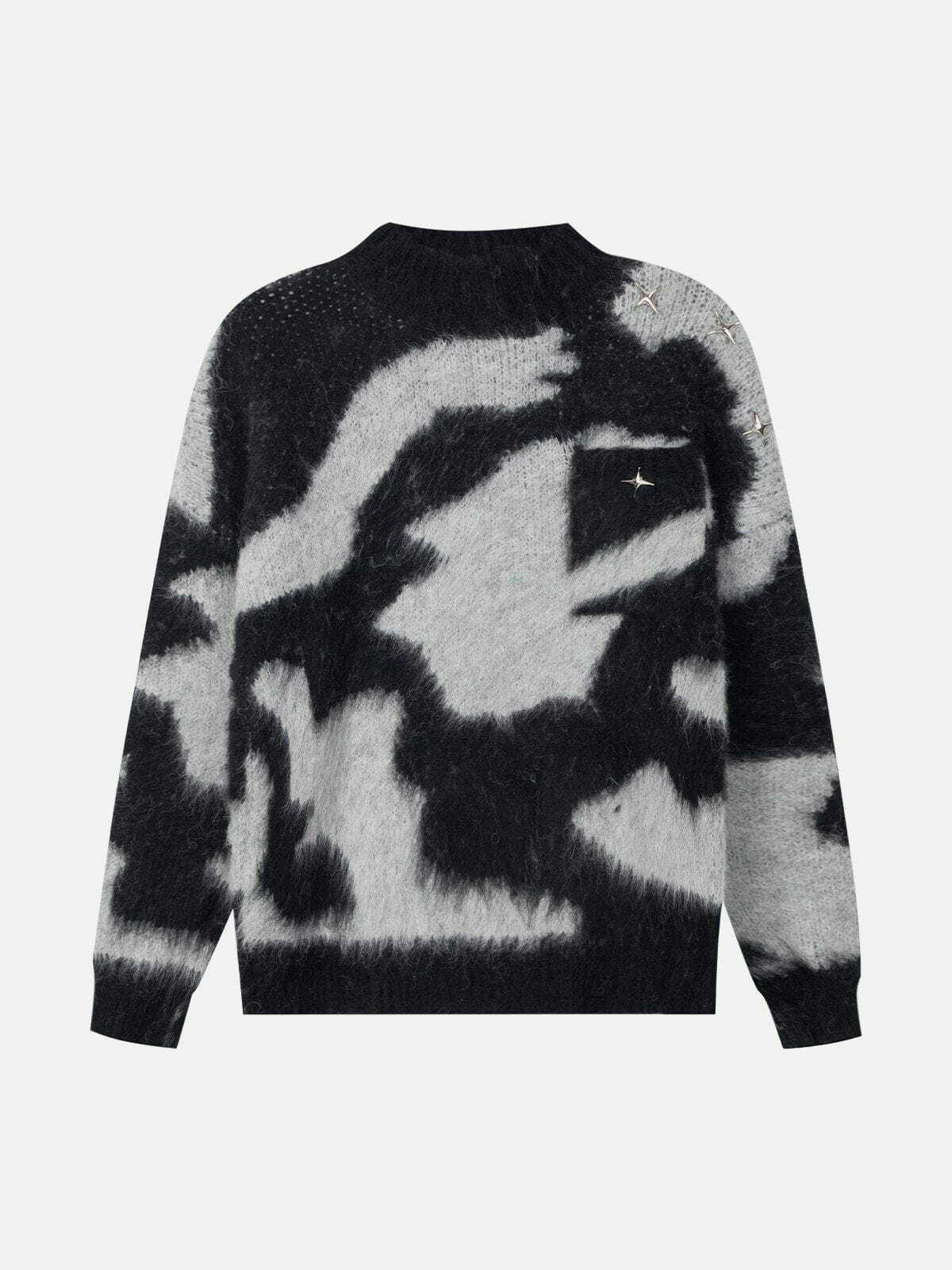 tie dye mohair sweater vibrant y2k fashion essential 4448