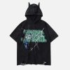 twisted alphabet graphic hoodie edgy streetwear statement 8521