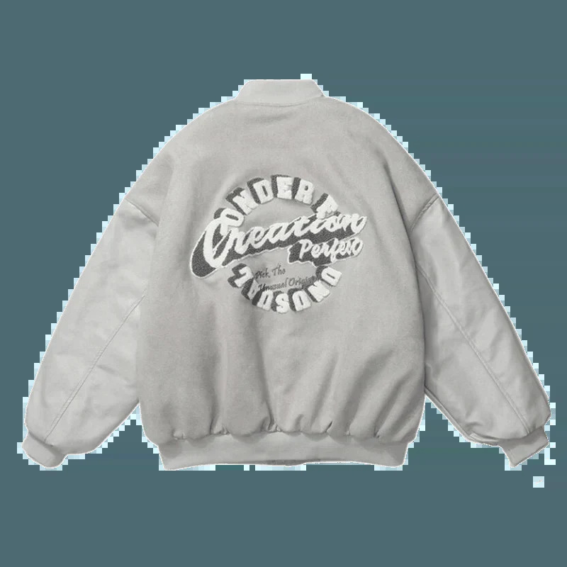 unique gray jacket wonderful & unusual streetwear 2339