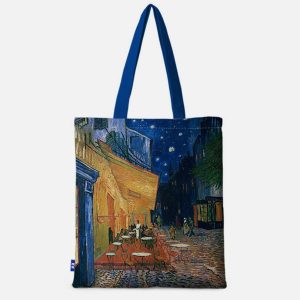 van gogh oil painting print bag artistic & quirky fashion accessory 1095