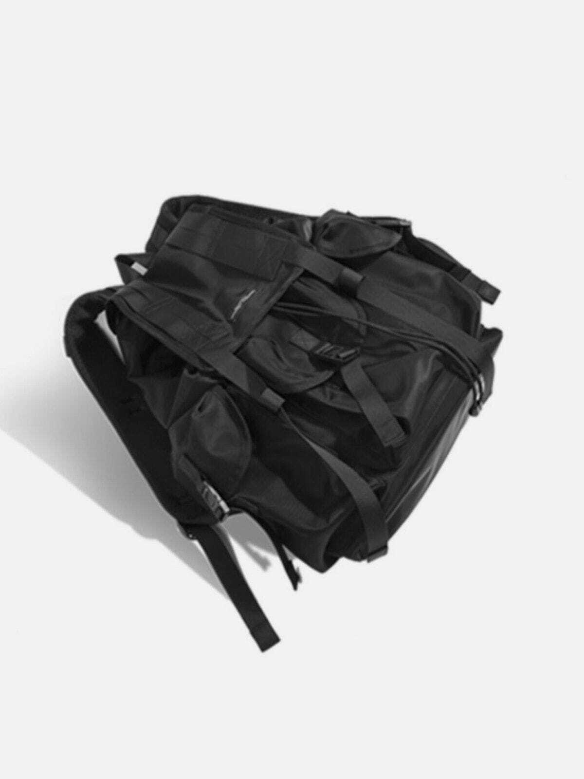 versatile multipocket shoulder bag edgy & functional 3346