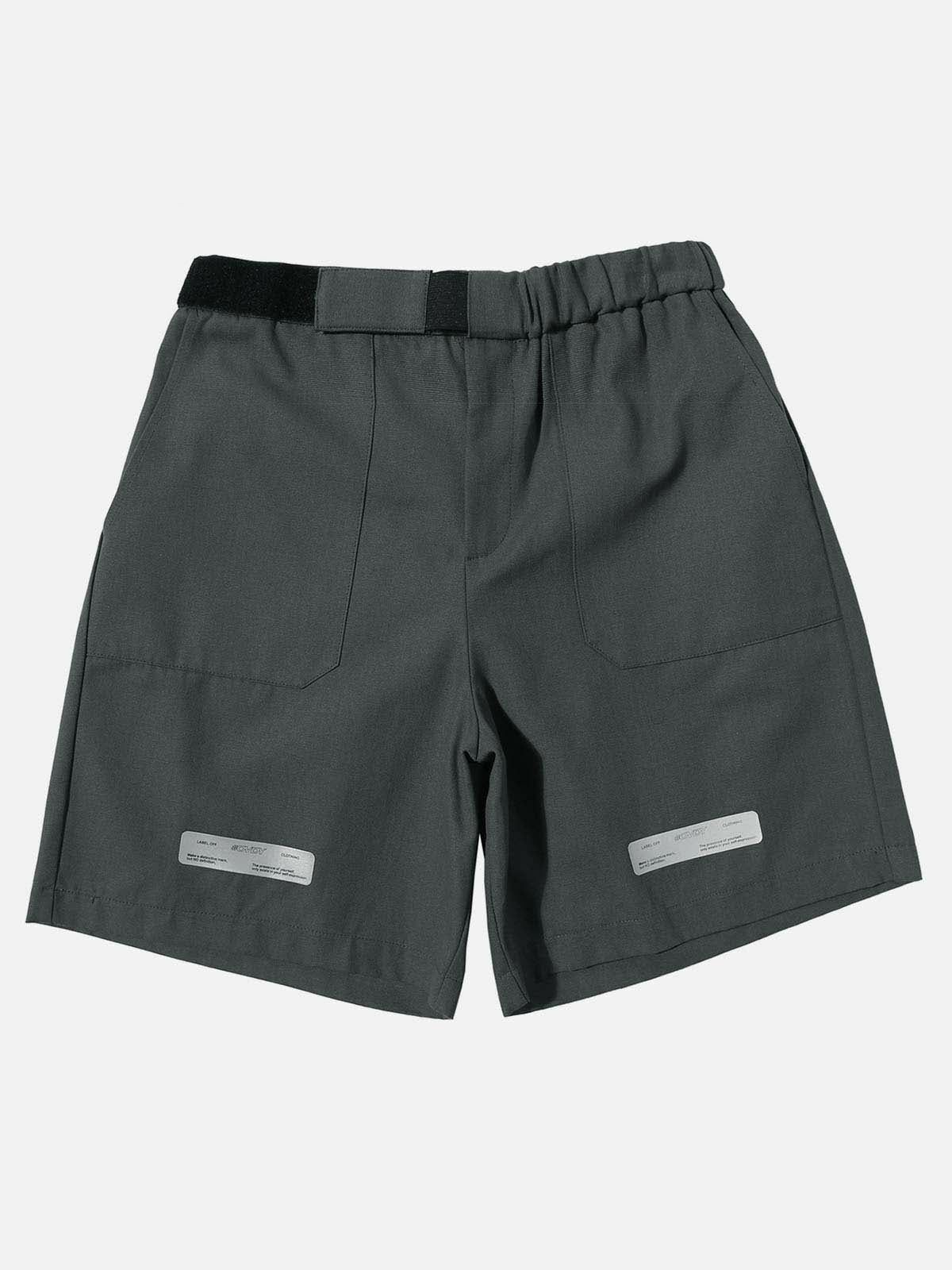 versatile velcro waist shorts urban style essential 5764