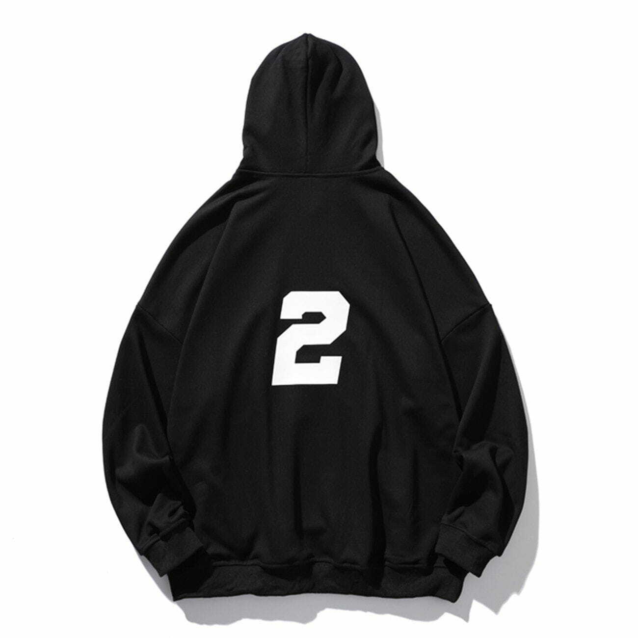 vibrant number print hoodie y2k streetwear essential for men 3567