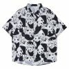 vibrant panda tee retro short sleeve shirt for an edgy look 1296