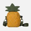 vibrant pineapple waterproof bag trendy  y2k streetwear accessory 1259