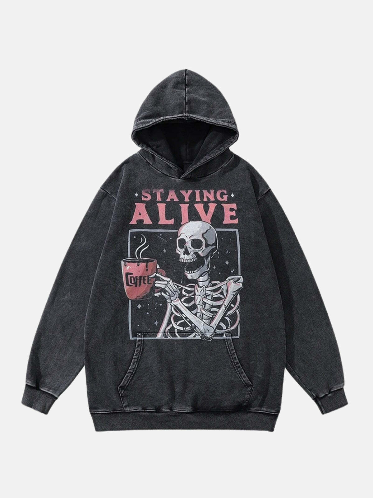 vibrant skull skeleton hoodie y2k streetwear icon 6735