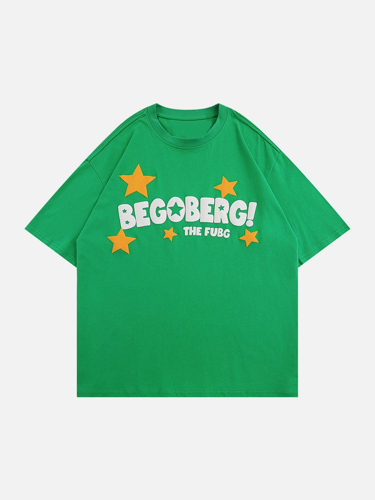 vibrant star print tee edgy  retro graphic shirt 3751