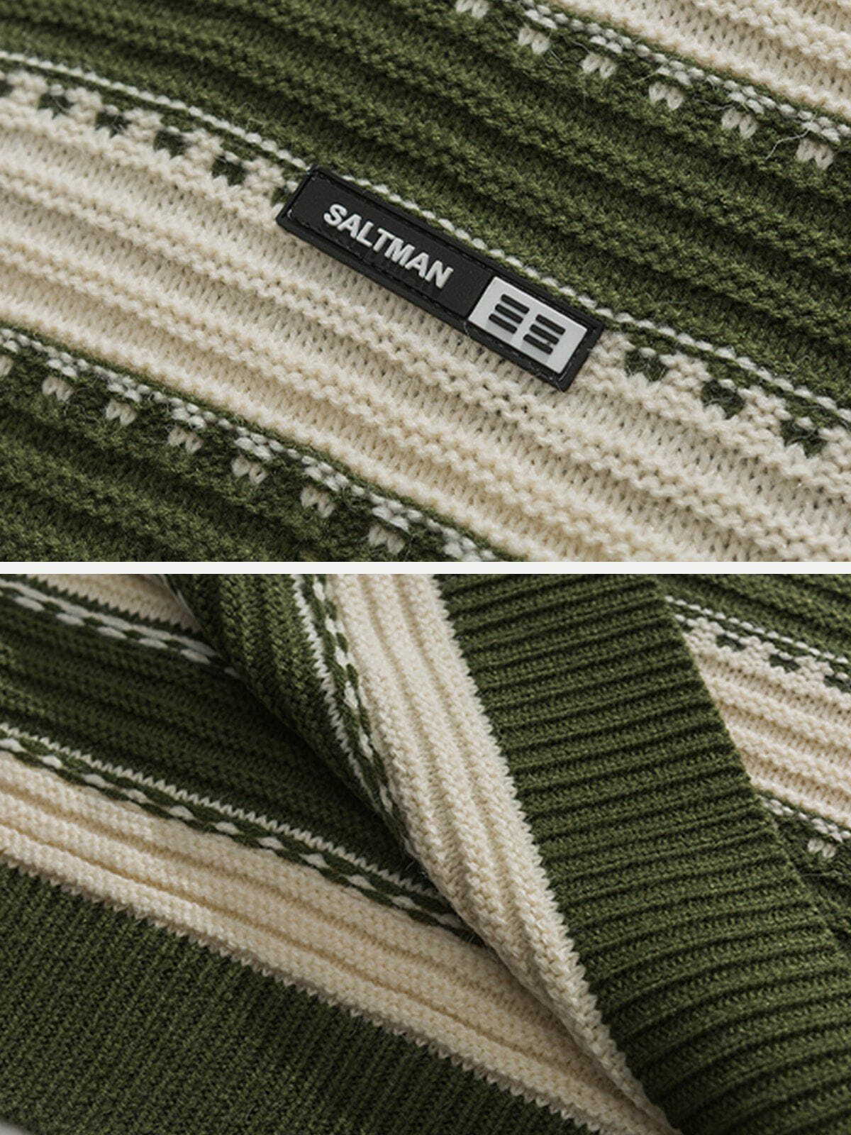 vibrant striped crewneck y2k streetwear essential 8065
