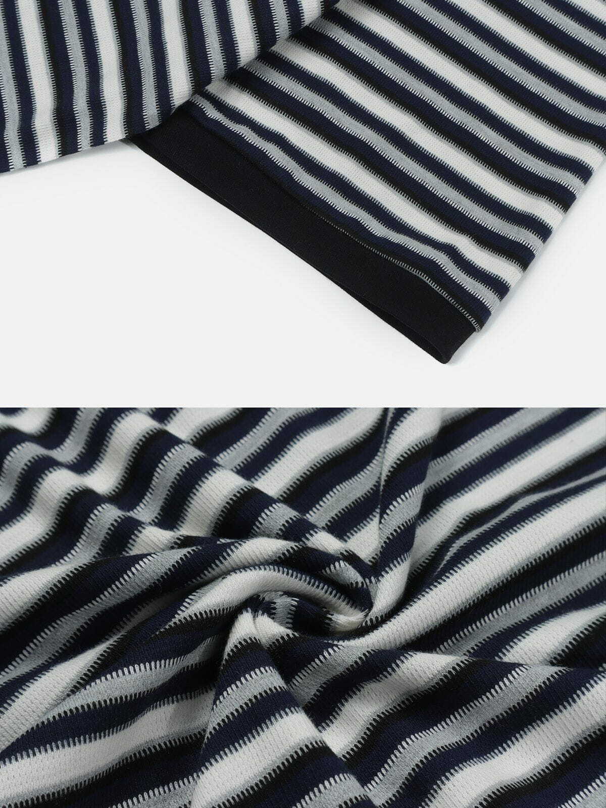 vibrant striped tee retro streetwear essential 7469