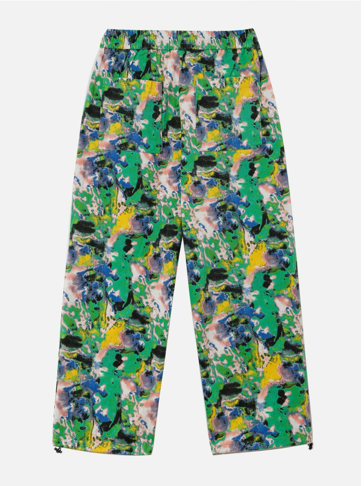 vibrant tiedye graffiti pants edgy streetwear 3295