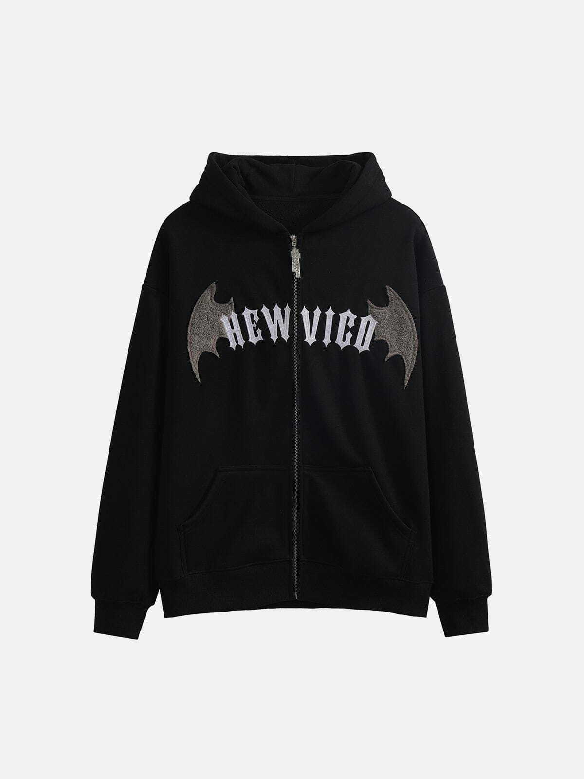 vibrant zipup hoodie y2k streetwear essential 8144