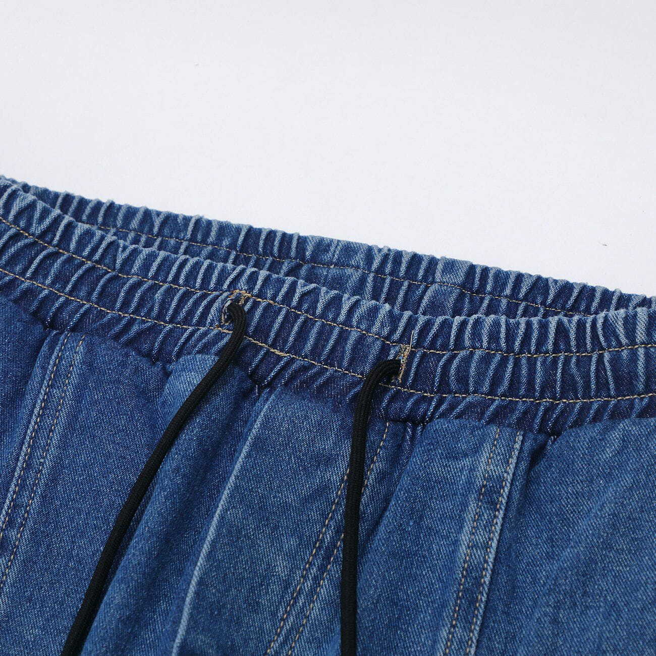 vintage buckle slit jeans edgy streetwear essential 7262