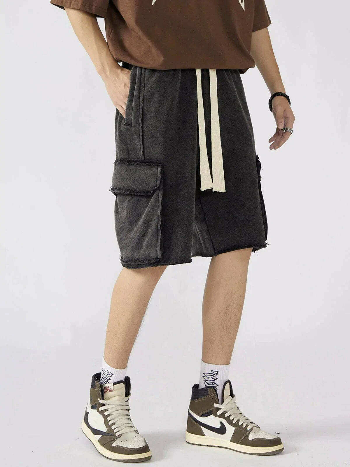 vintage denim shorts urban chic streetwear 4881
