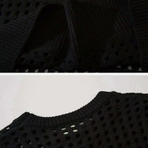 vintage knit vest retro y2k sleeveless pullover 7370