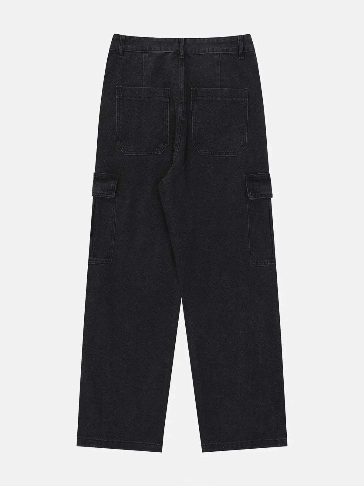 vintage patched pocket jeans edgy y2k streetwear 5719