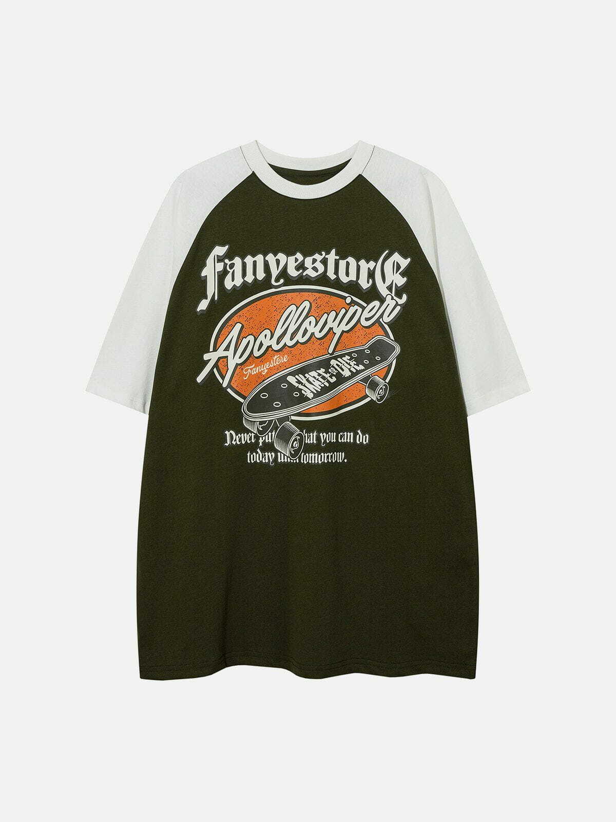 vintage skateboard graphic tee edgy retro streetwear shirt 8511