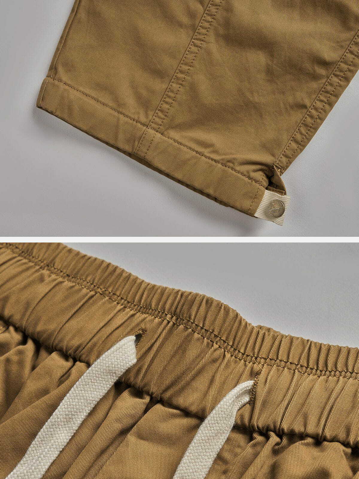 vintage solid color loose pants urban sophistication & comfort 1896