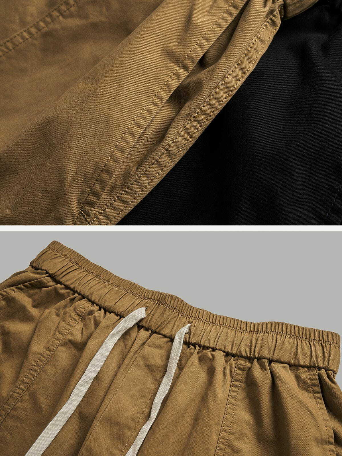 vintage solid color loose pants urban sophistication & comfort 4531