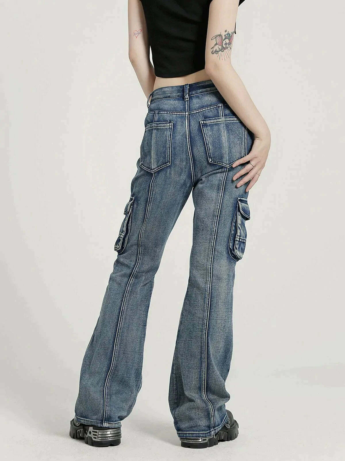 vintage wash slim fit jeans timeless streetwear essential 1359