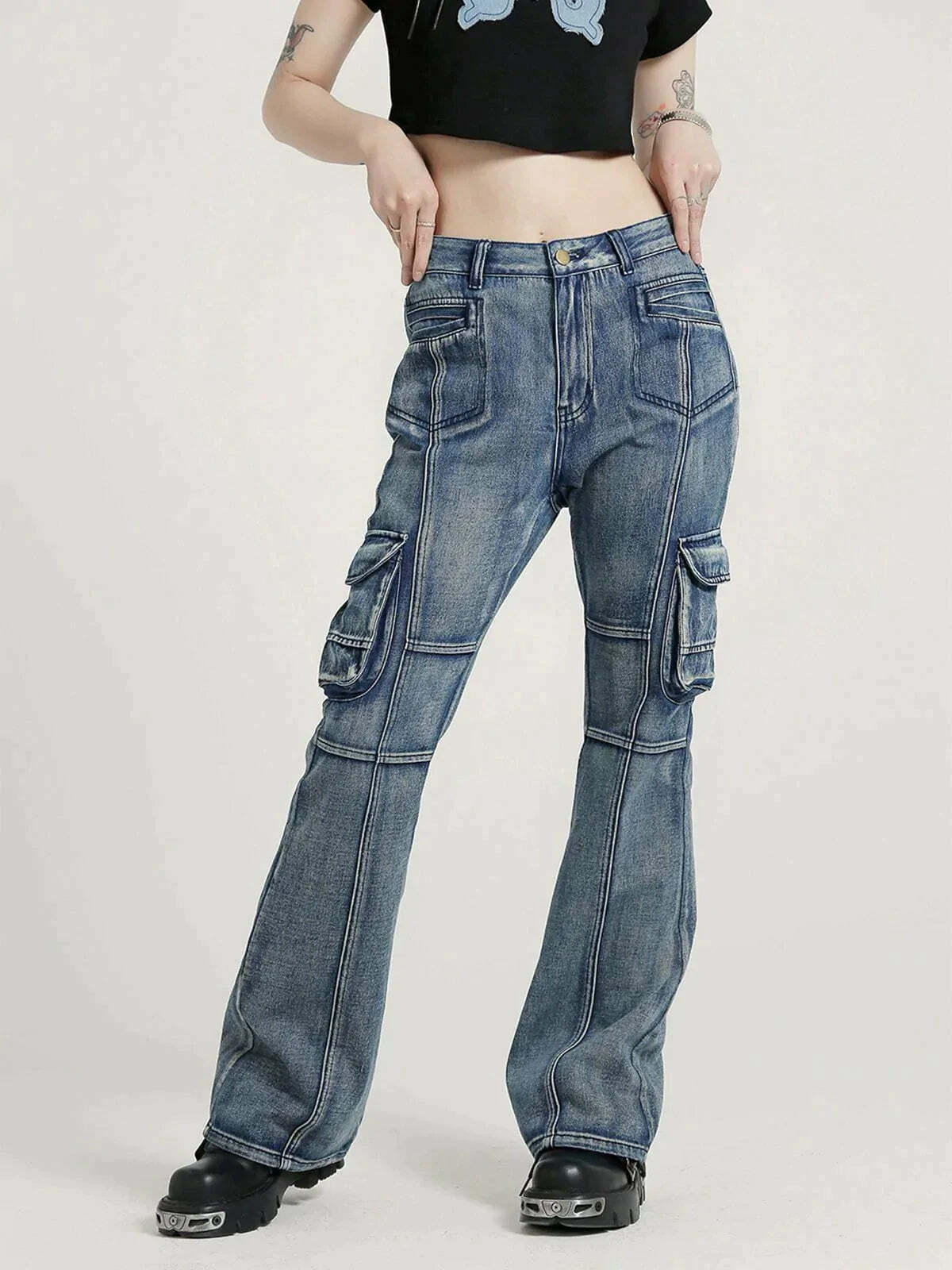 vintage wash slim fit jeans timeless streetwear essential 5964