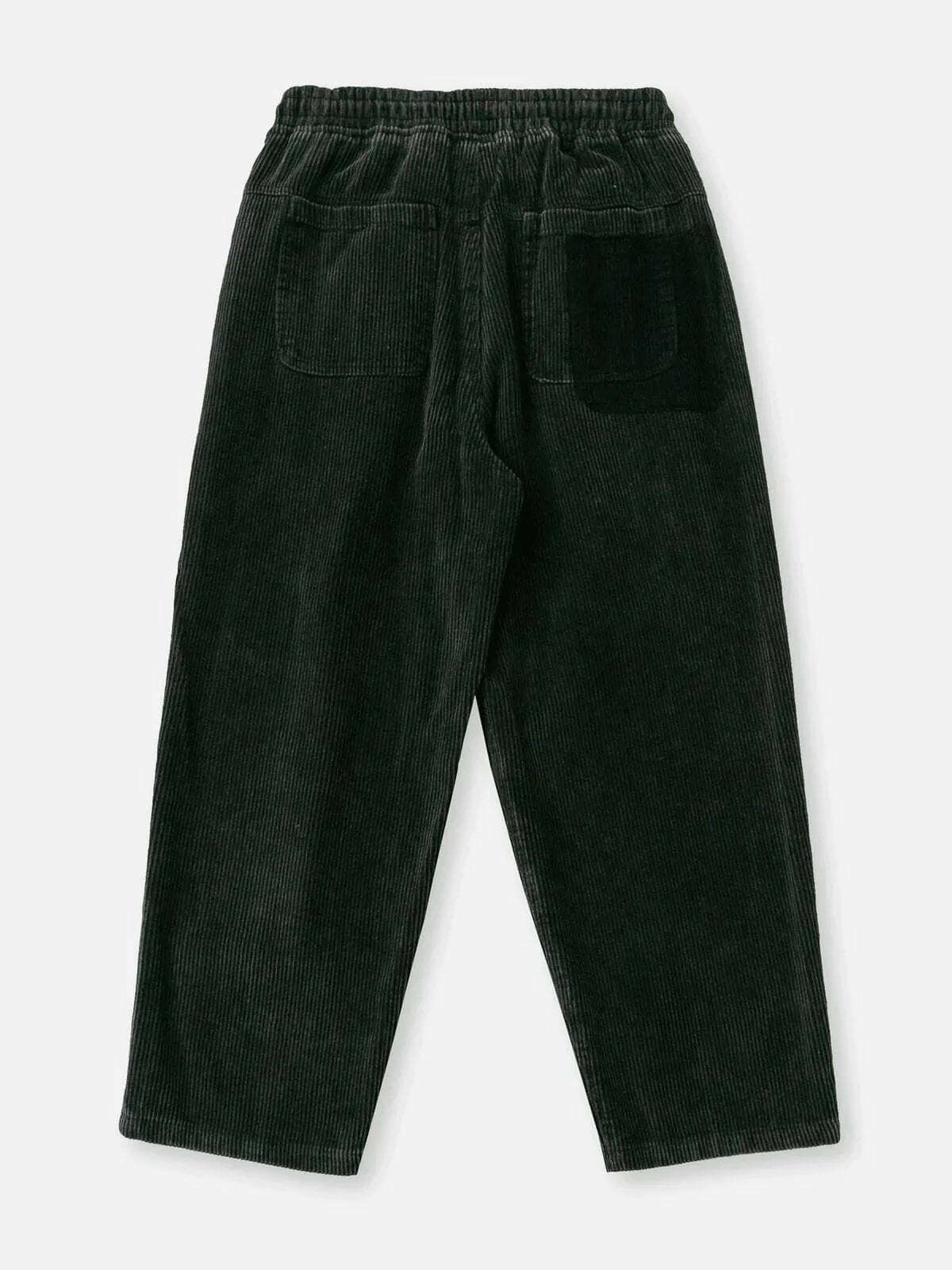 washed corduroy pants retro streetwear essential 5307